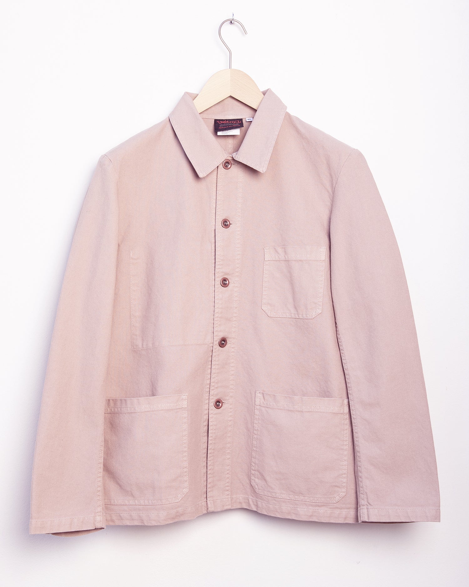 Workwear Jacket in Organic Twill Fabric - Morganite