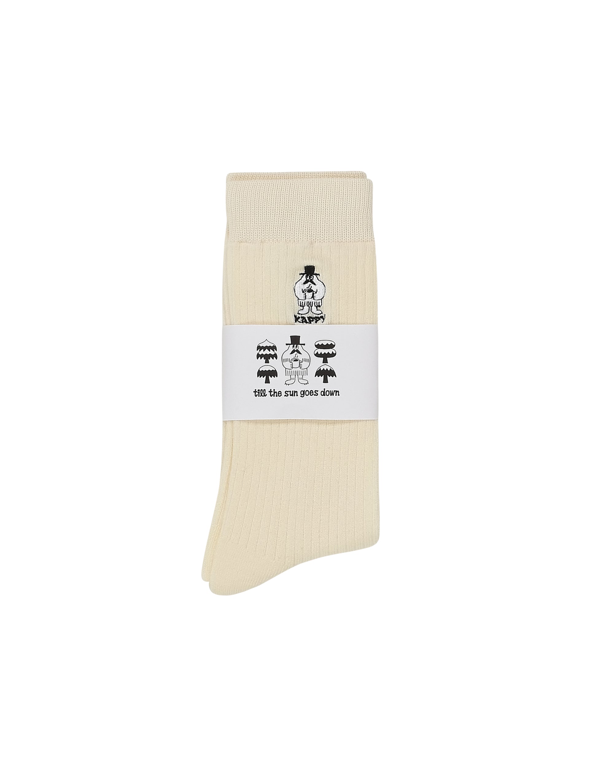 Yeti Socks Toru Fukuda - Ivory