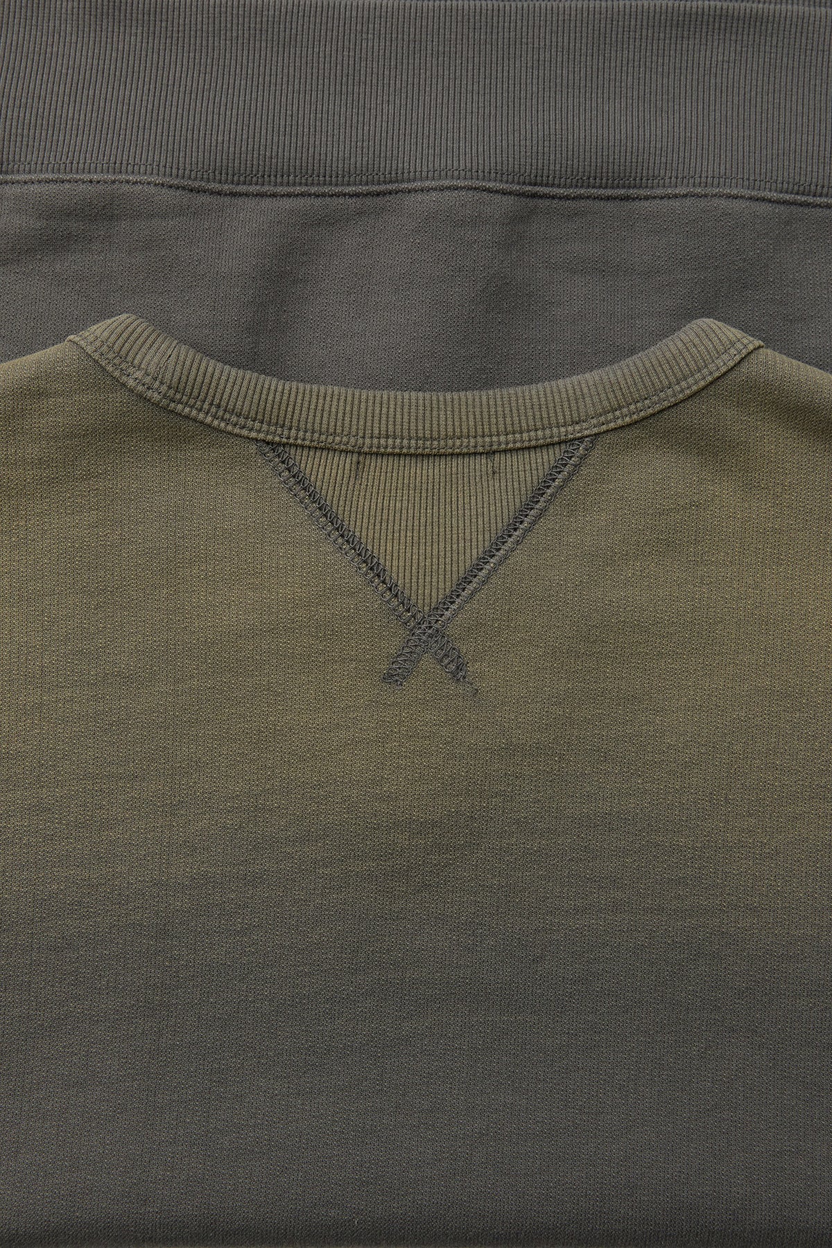 Panelled Crewneck Sweatshirt - Vintage Blue