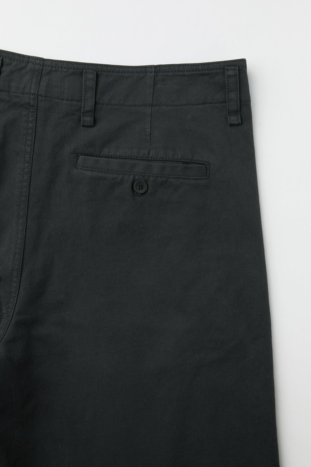 Relaxed Cotton Washed Chino Pants - Dark Navy