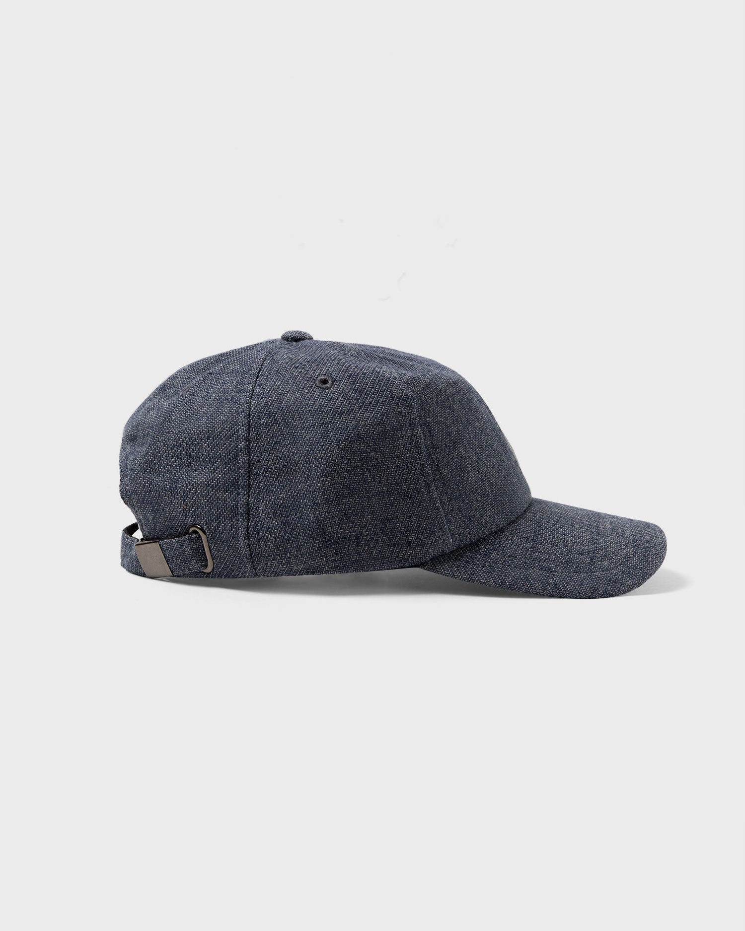 Cotton Linen Twill Cap - Denim Blue