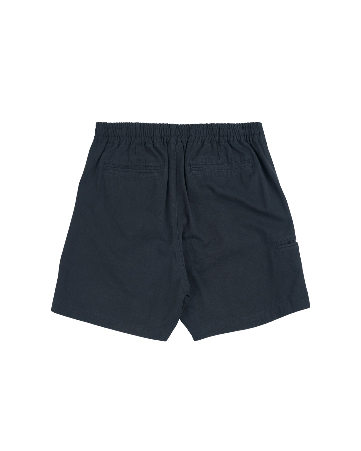 Washed Officer Chino shorts - Black