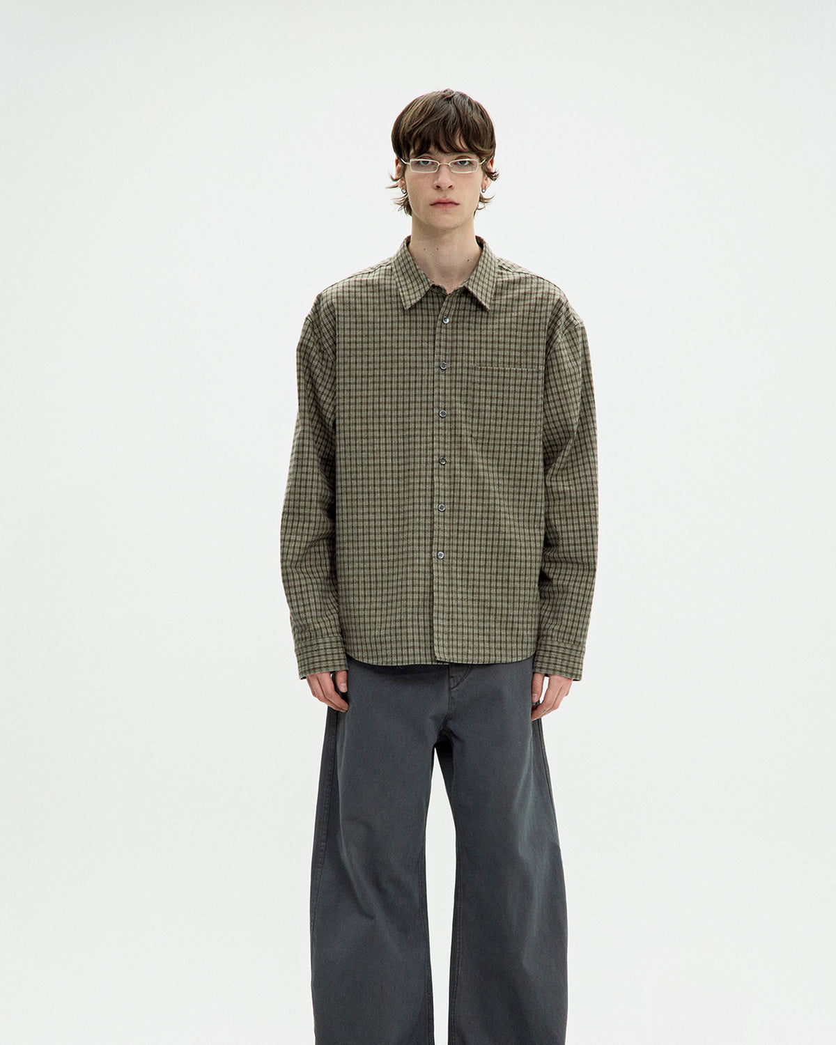 Gun Club Check Shirt - Sand Green