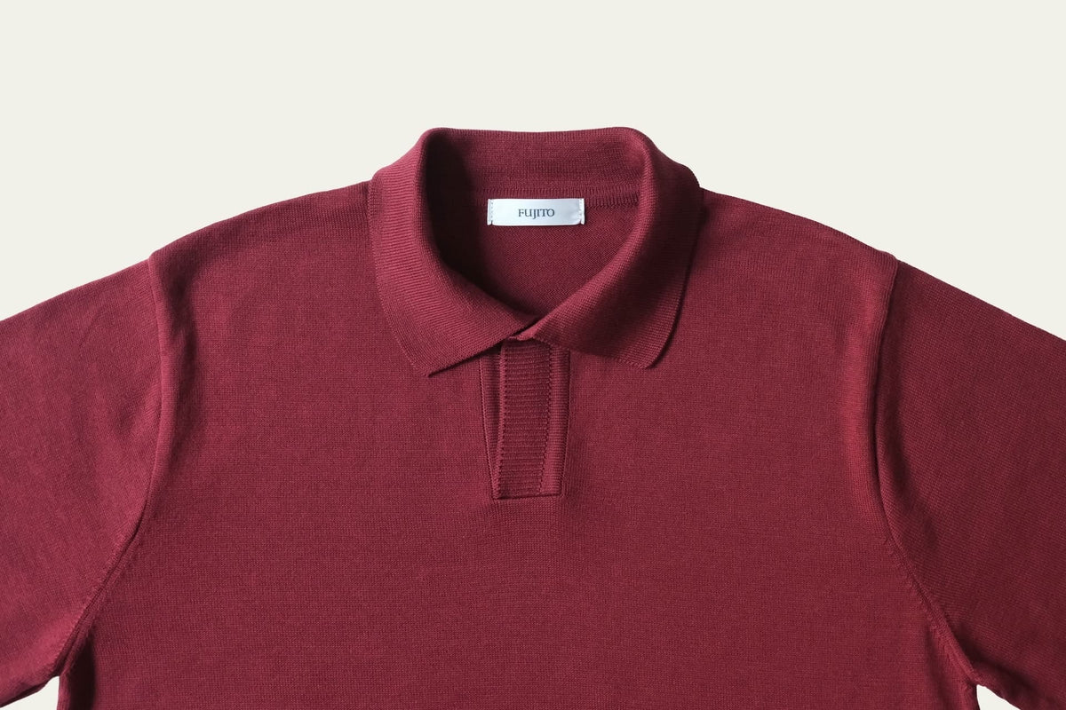 L/S Skipper Polo - Burgundy