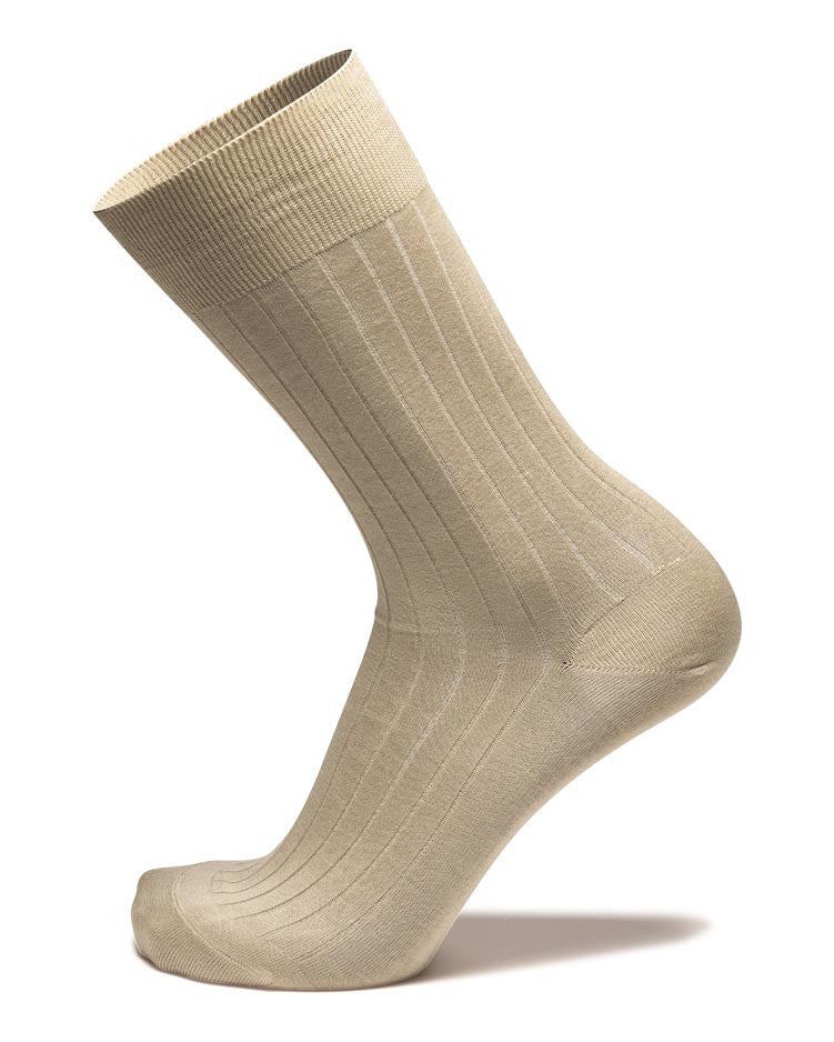 Chaussettes Fil Ecosse - Beige
