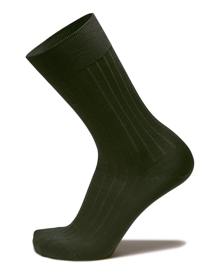 Chaussettes Fil Ecosse - Khaki