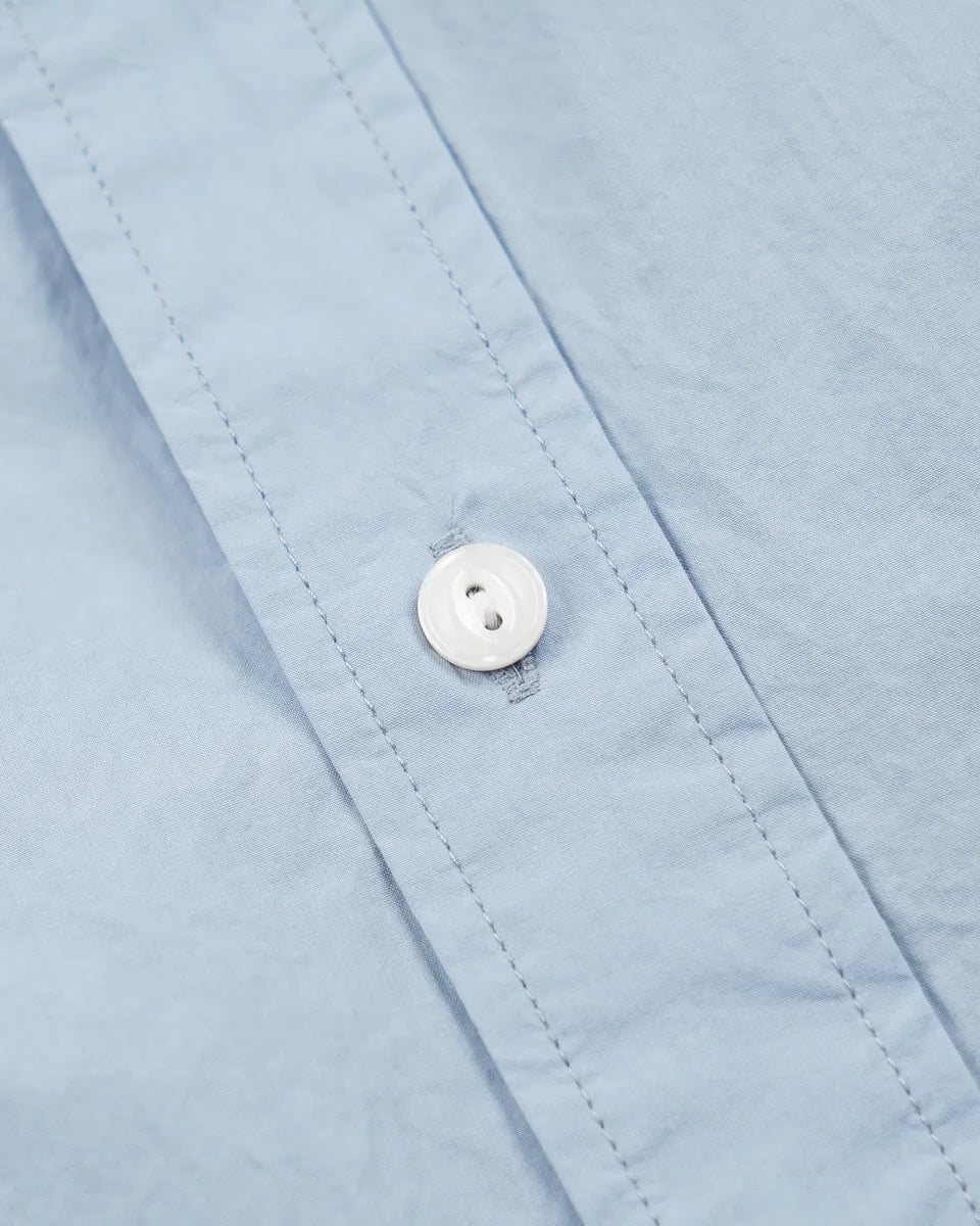 Cigarette Pocket Typewriter Shirt - Sky Blue