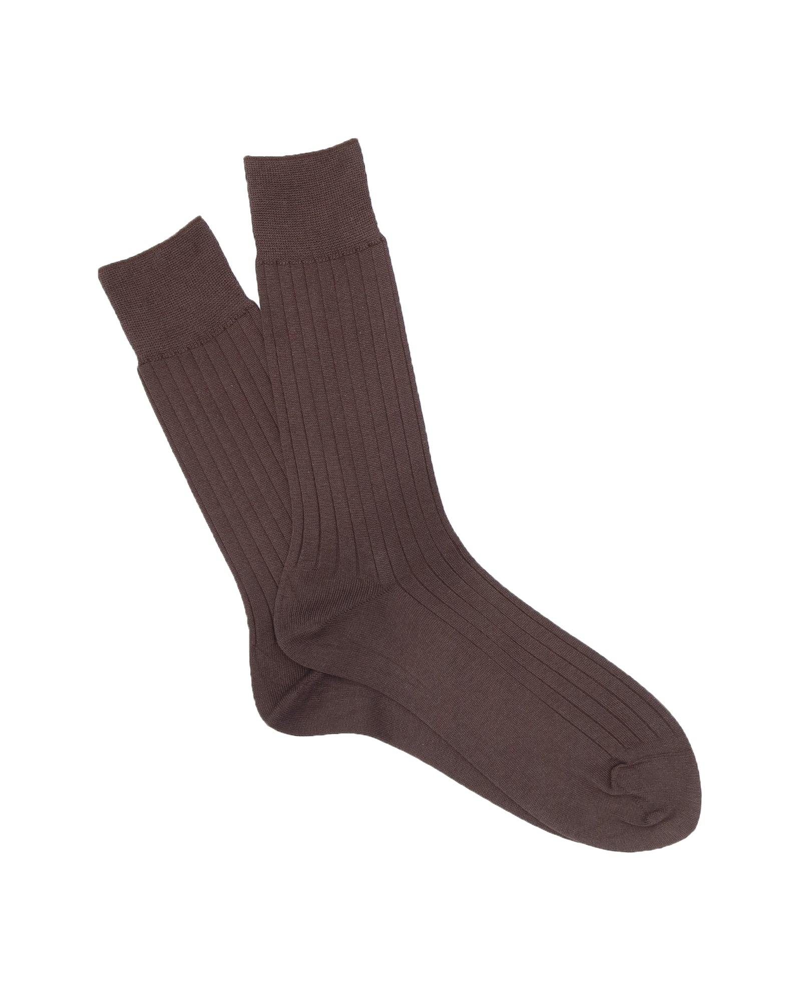 Supima Dress Socks - Dark Brown
