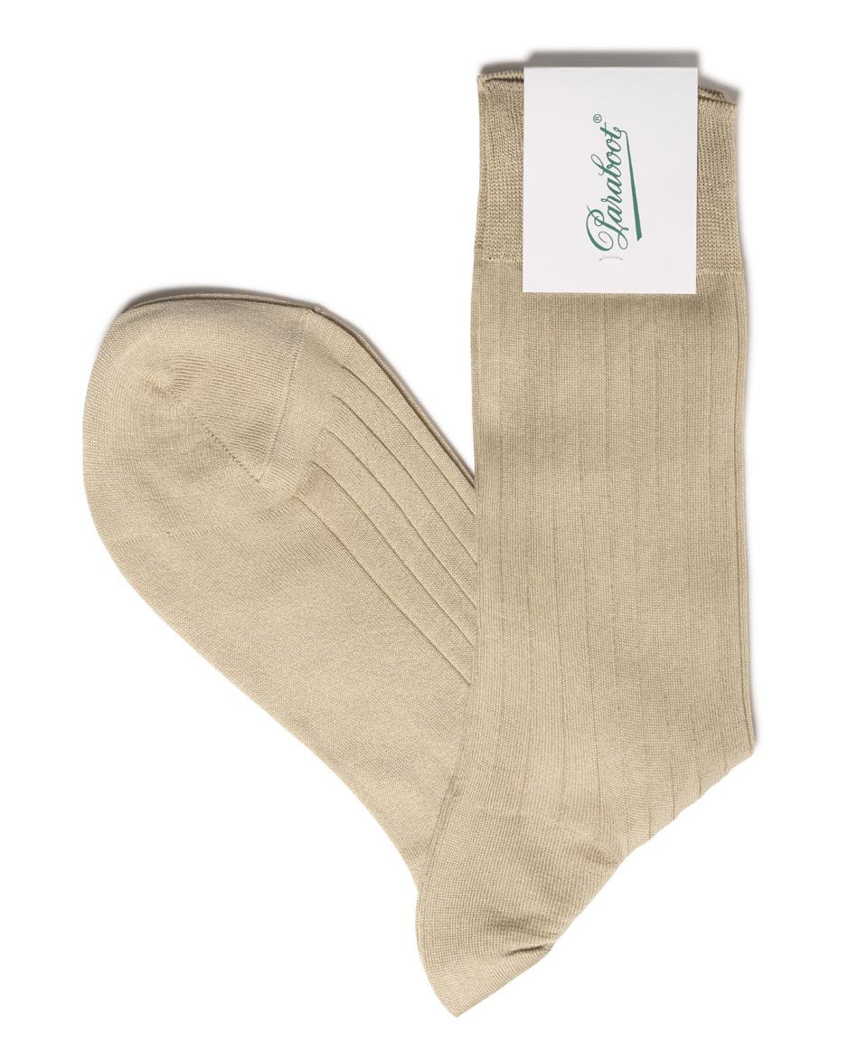 Chaussettes Fil Ecosse - Beige