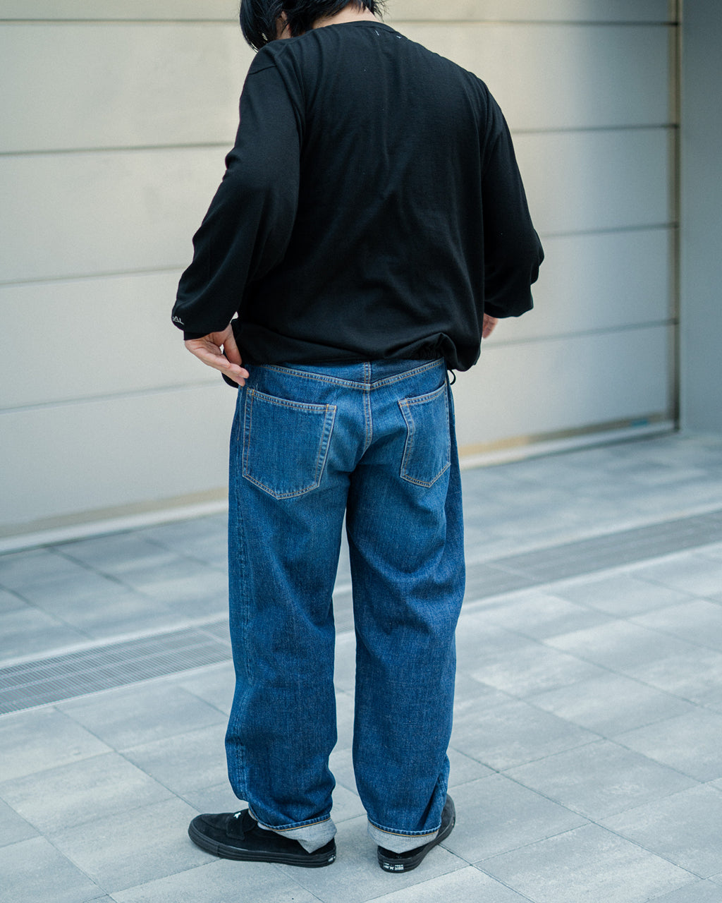Selvage Denim Straight Pants - Vintage Indigo