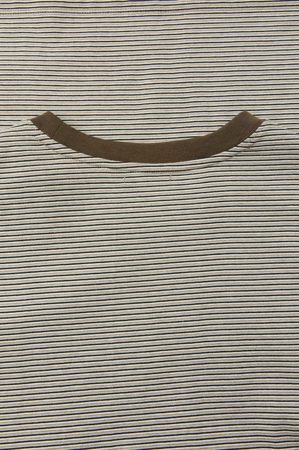 Multi Pin Pique Polo Long Sleeve - Brown