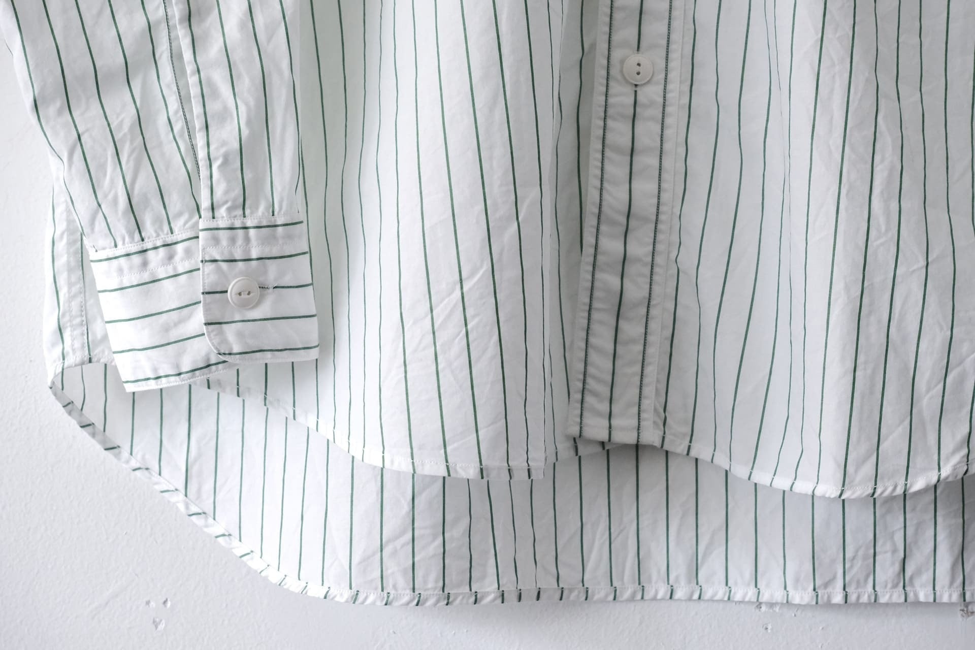 B/S Work Shirt - Green Stripe