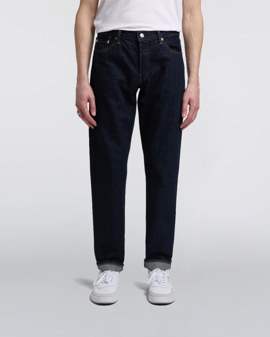 Regular Tapered - Kurabo Recycle Red Selvage Denim 14oz - Blue, rinsed - aw24