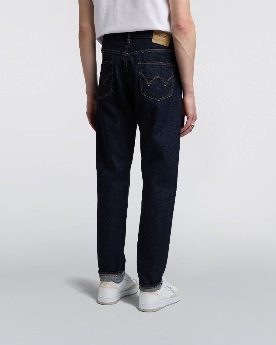 Regular Tapered - Kurabo Recycle Red Selvage Denim 14oz - Blue, rinsed - aw24
