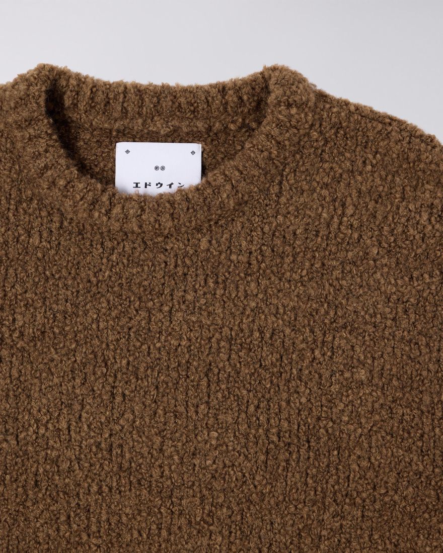 Dun Textured Sweater - Taupe