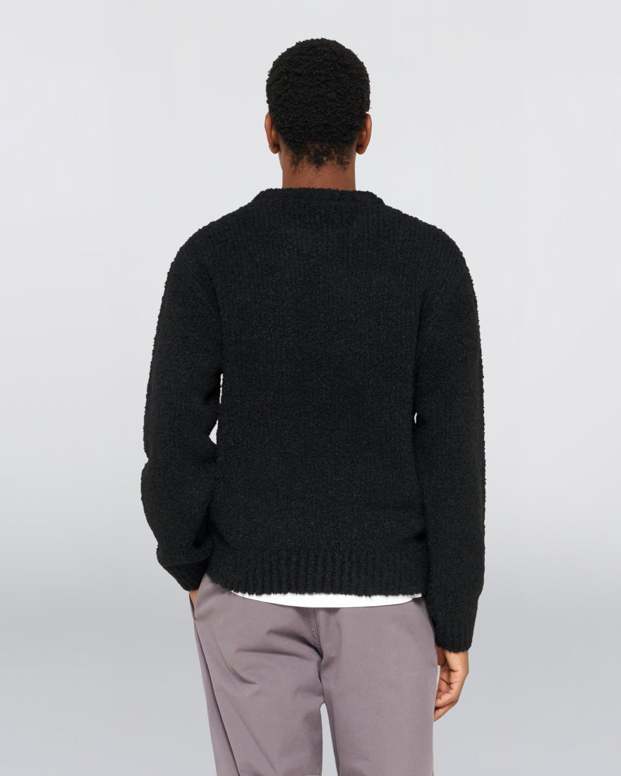 Dun Textured Sweater - Black