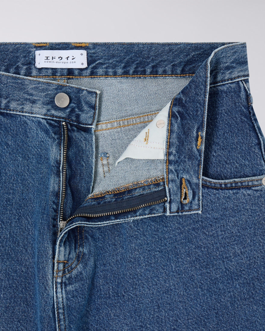 Tyrell Short - Arctic Blue Blue Mid Marble Wash