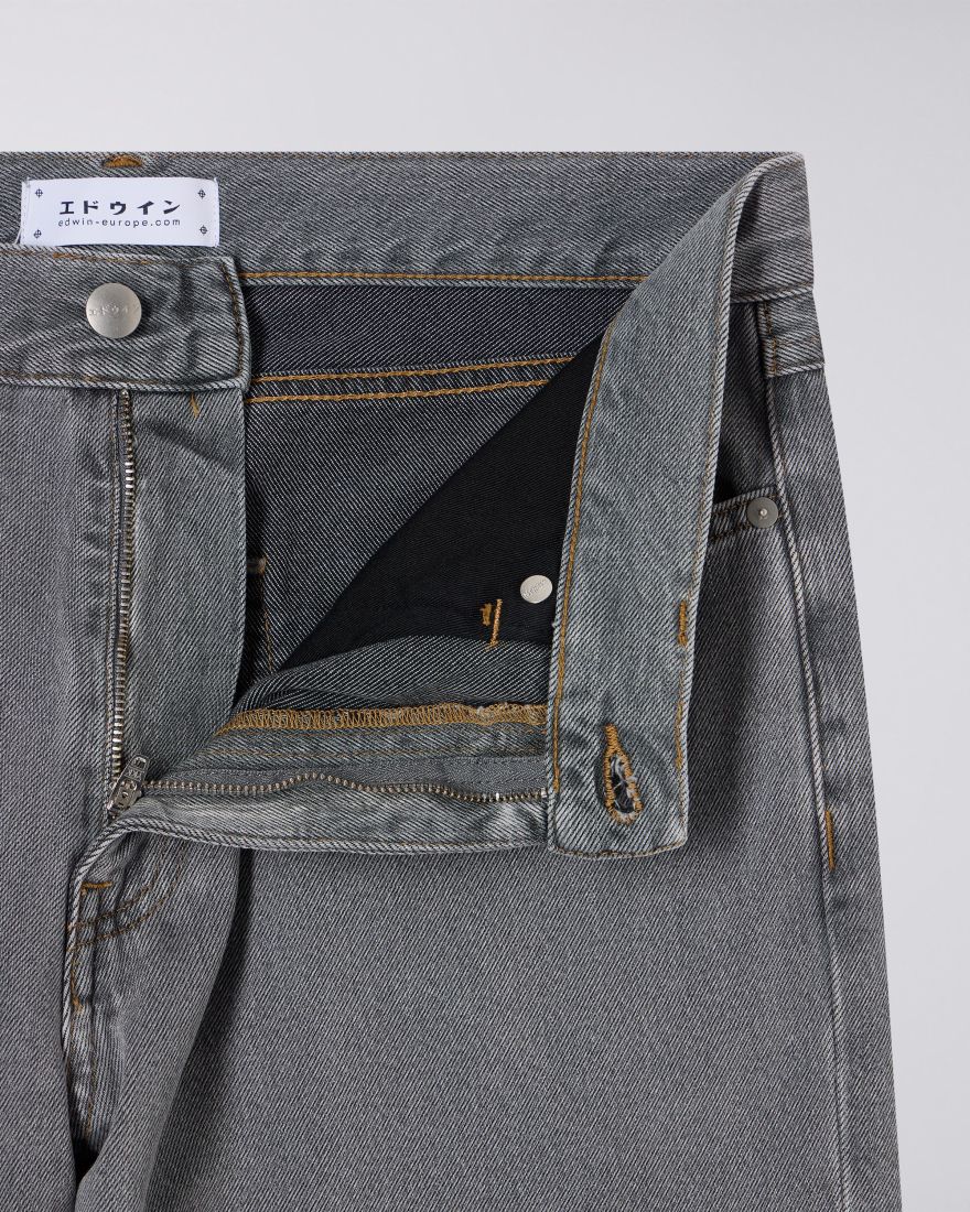 Cosmos Pant - Pembroke Black Denim 100% cotton  13.56oz - Black Heavy Bleach Wash