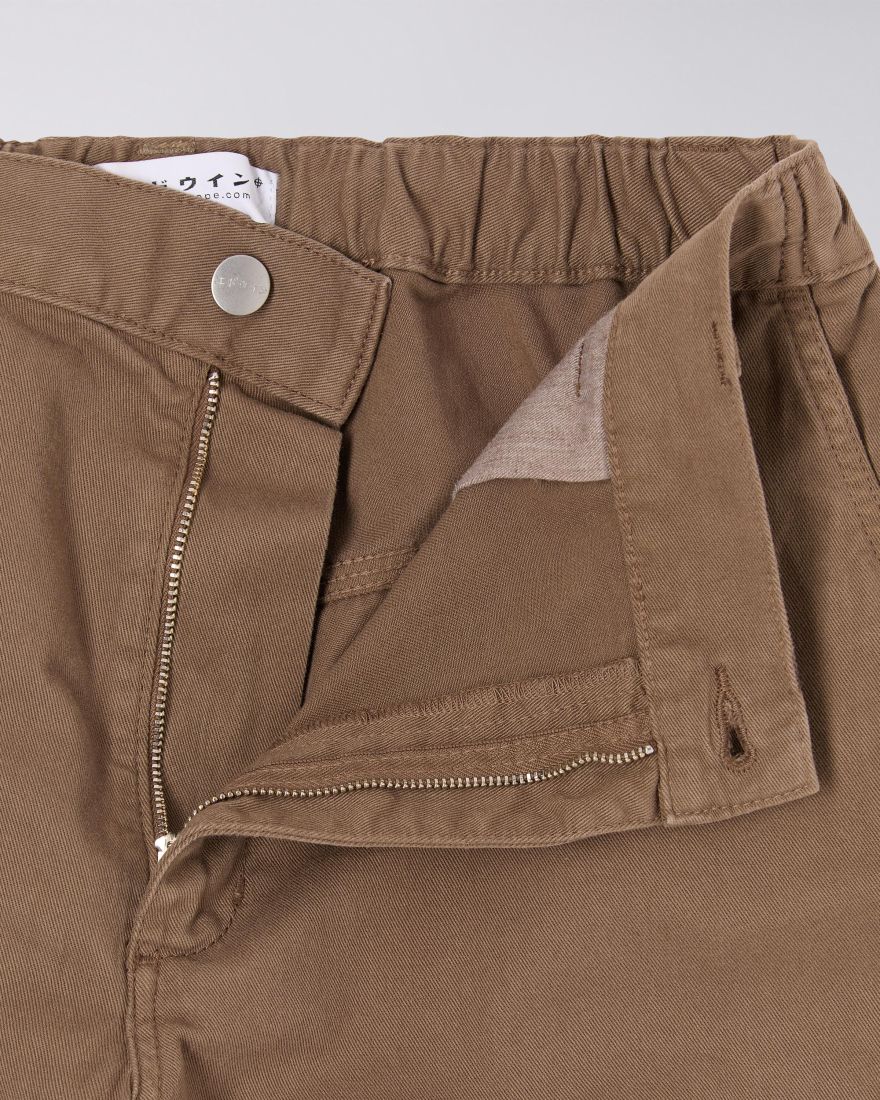 Gangis Short - Shitake garment dyed