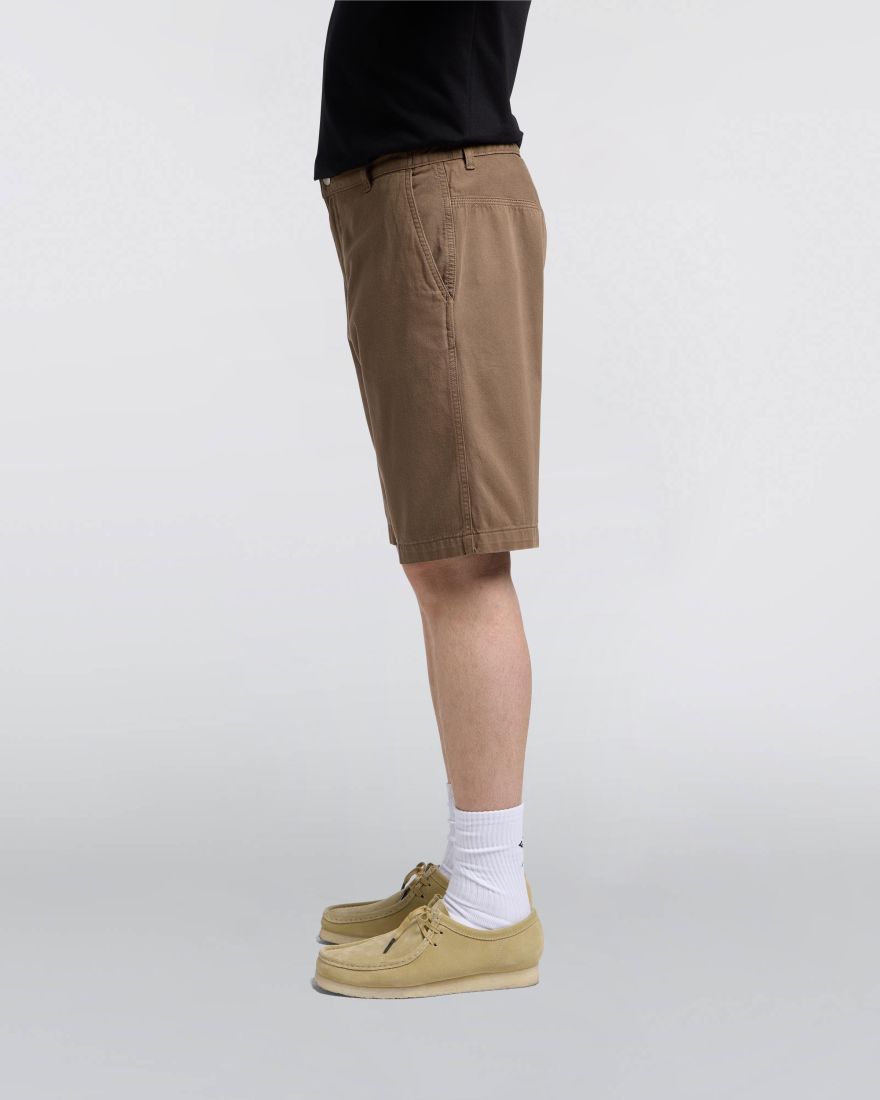 Gangis Short - Shitake garment dyed