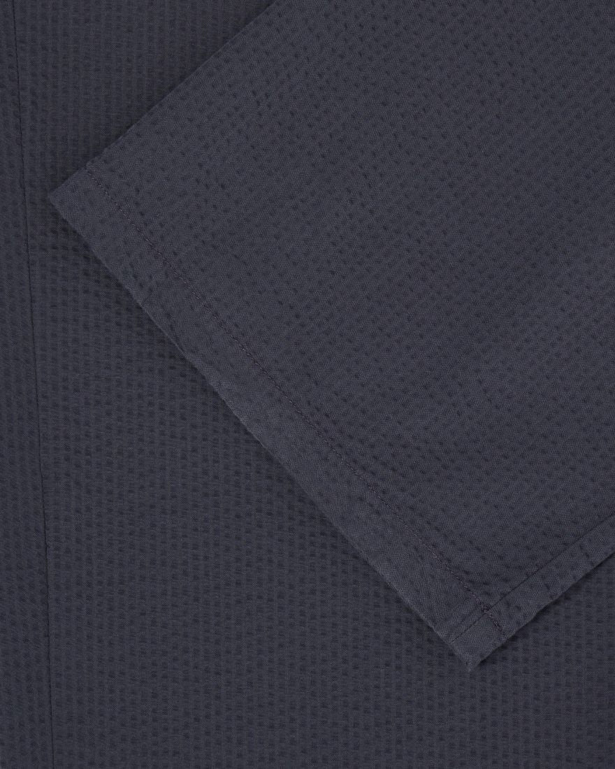 Edison Pant Swollen Seersucker - Dark Grey Garment Washed