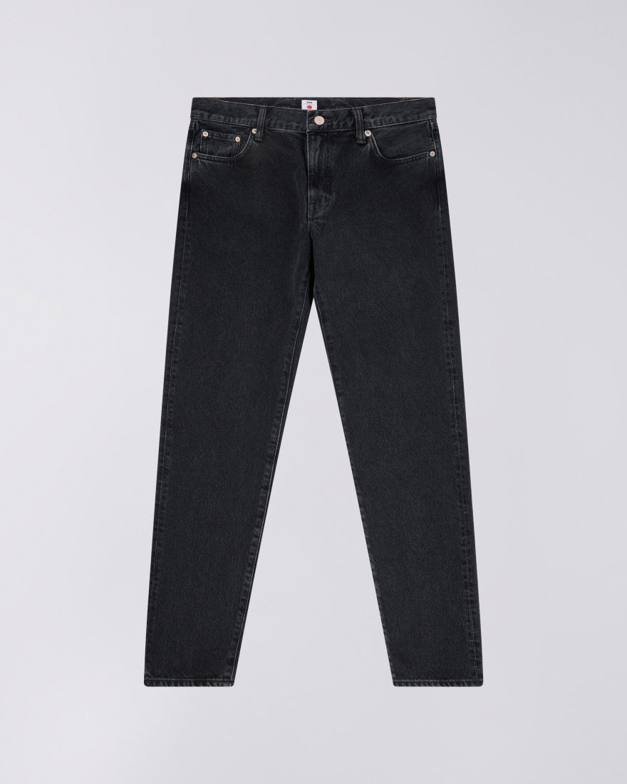 Regular Tapered Kaihara Right Hand Black Denim - Black dark used