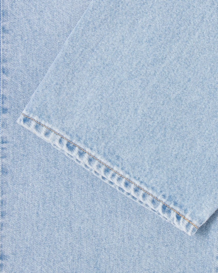 Loose Fit Kaihara Pure Indigo Openend Denim 12.5oz - Blue Light Used