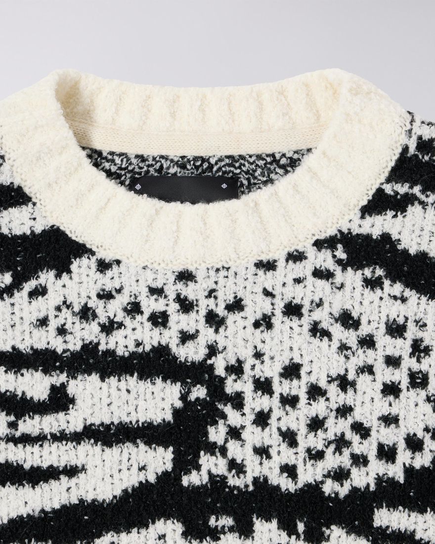 Panku Sweater - White/Black