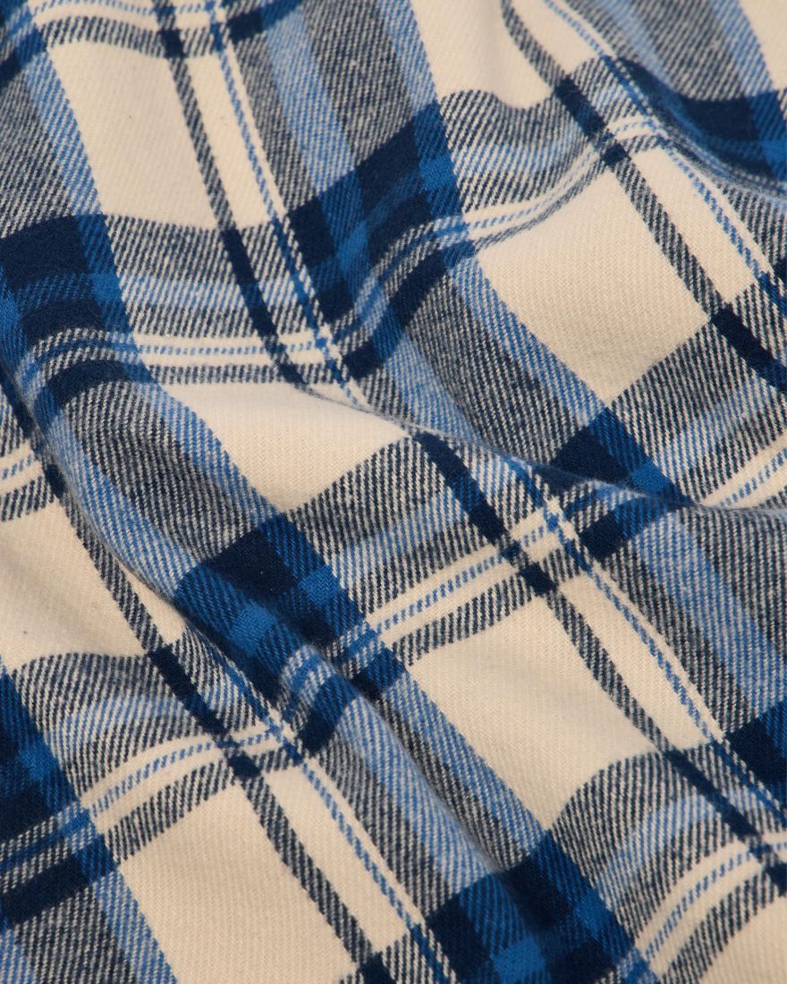 Western Shirt LS - Navy and Blue