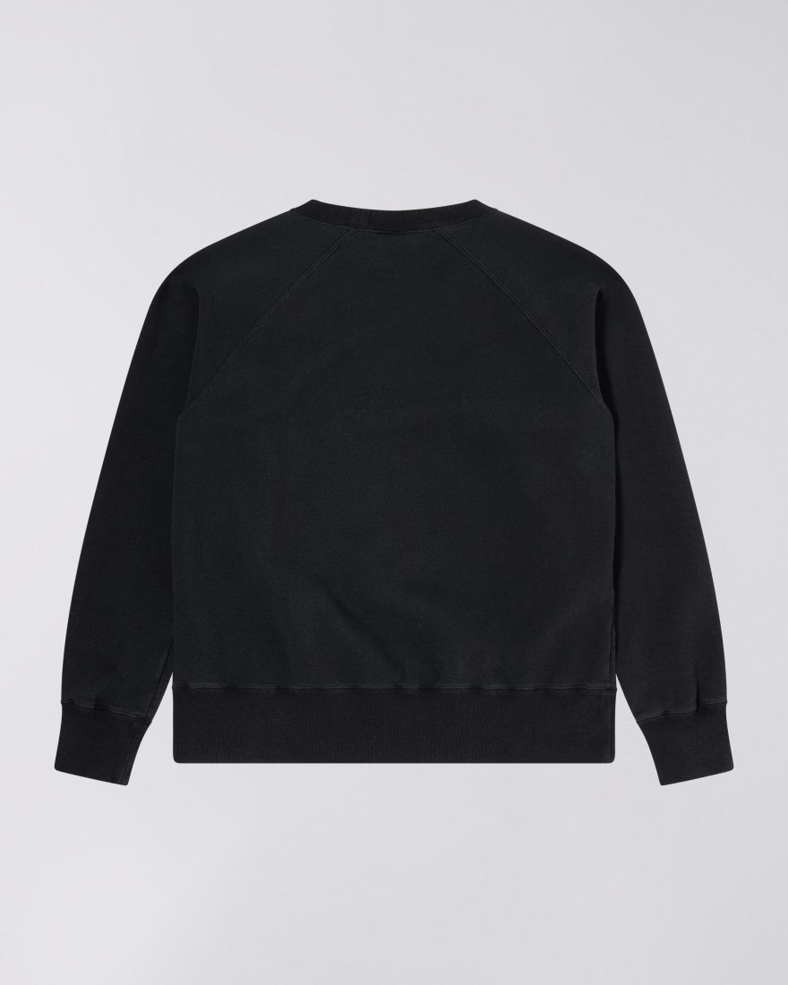 Raglan Sleeve Crew - Black