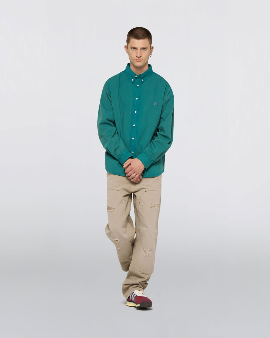 Arlo Shirt LS - Mediterranea Overdyed