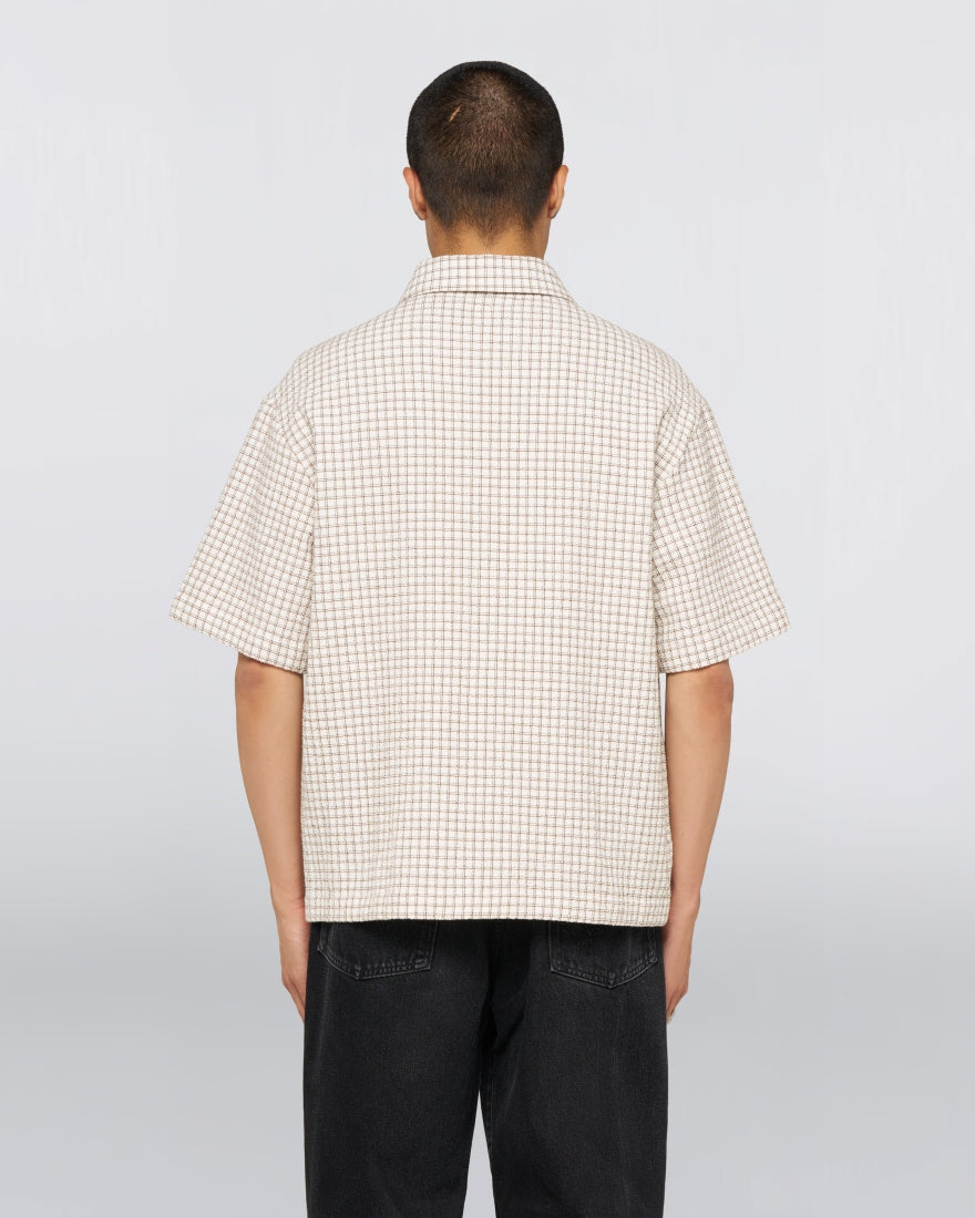 Zed Shirt SS - White/Brown