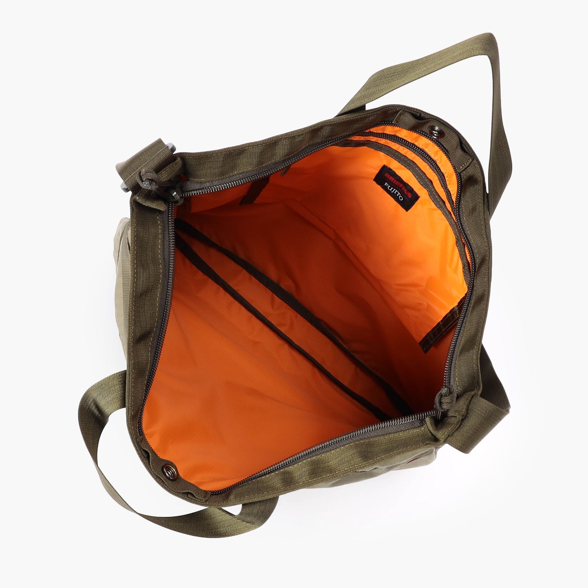 Briefing × Fujito Utility Helmet Bag - Olive