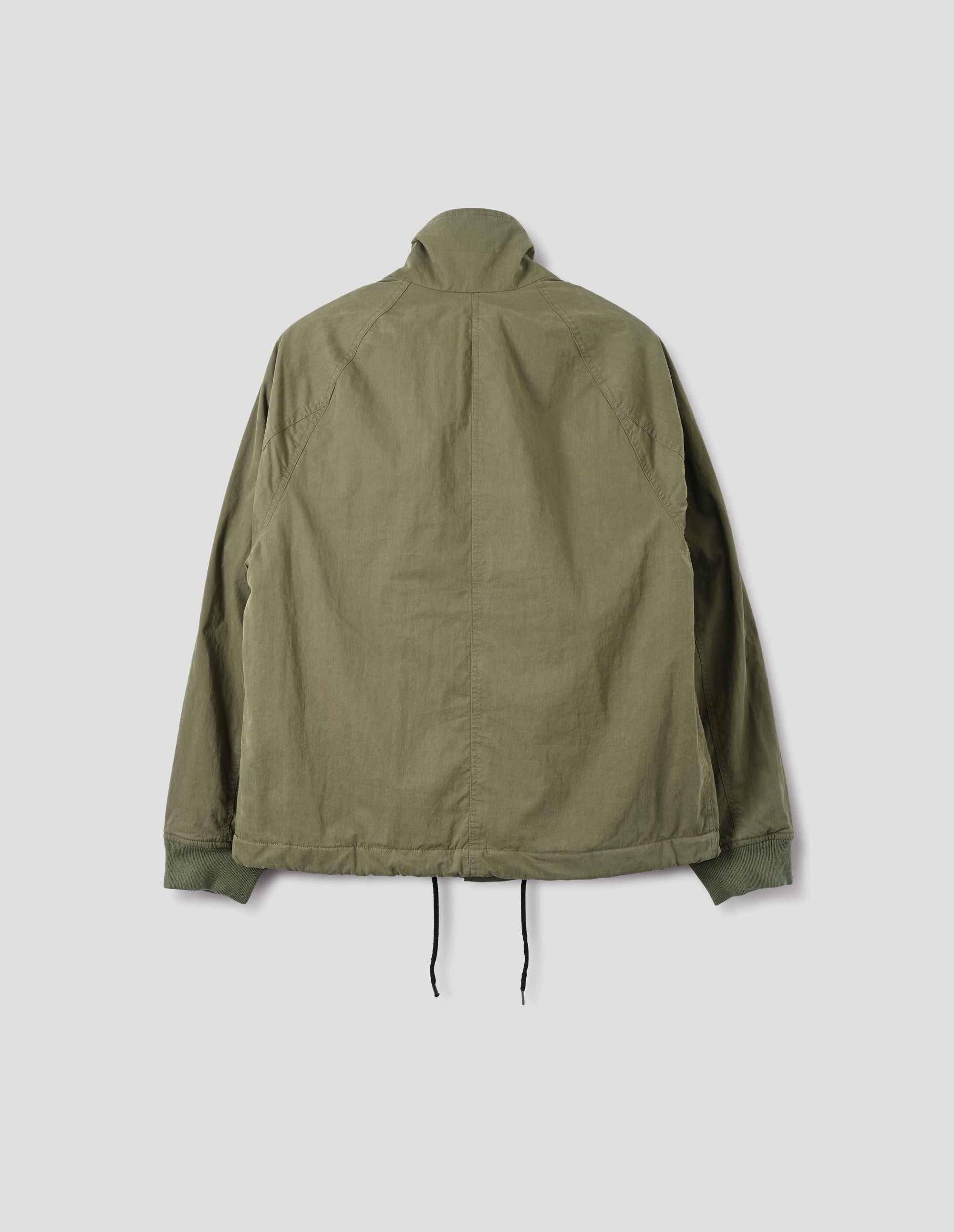 Padded Worker Jacket Coated Cotton Nylon - Pale Khaki