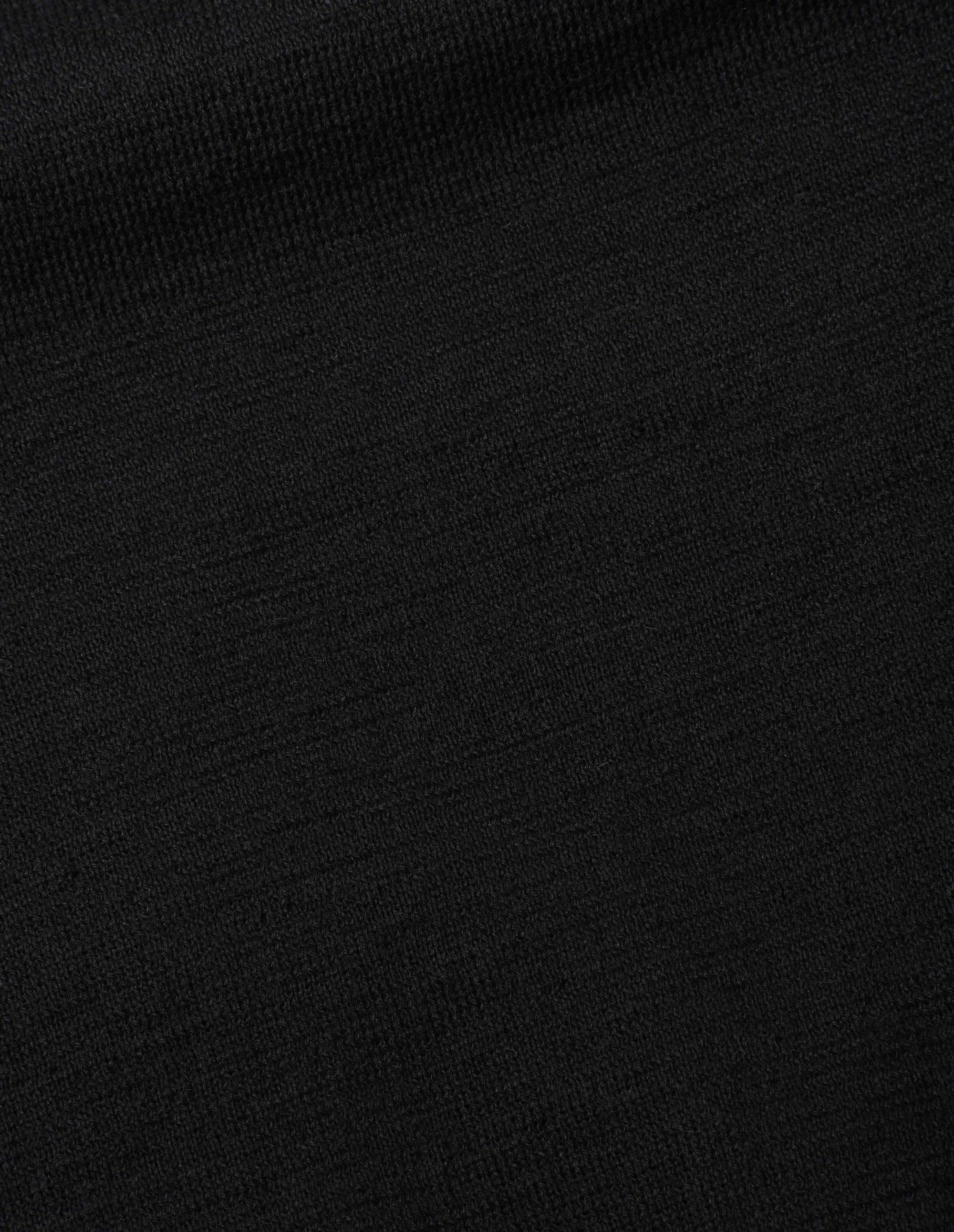 Raglan Cardigan Dry Wool - Black