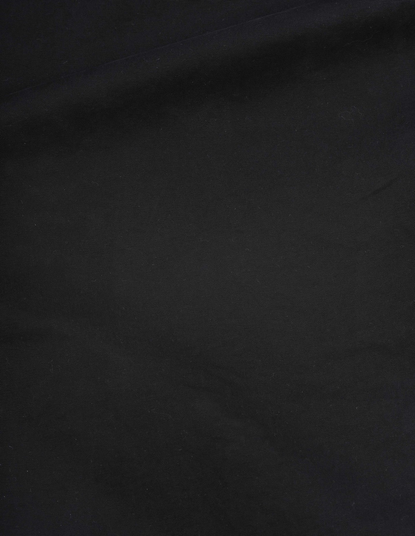 Press Stud Trousers Double Twisted Cotton Canvas - Black