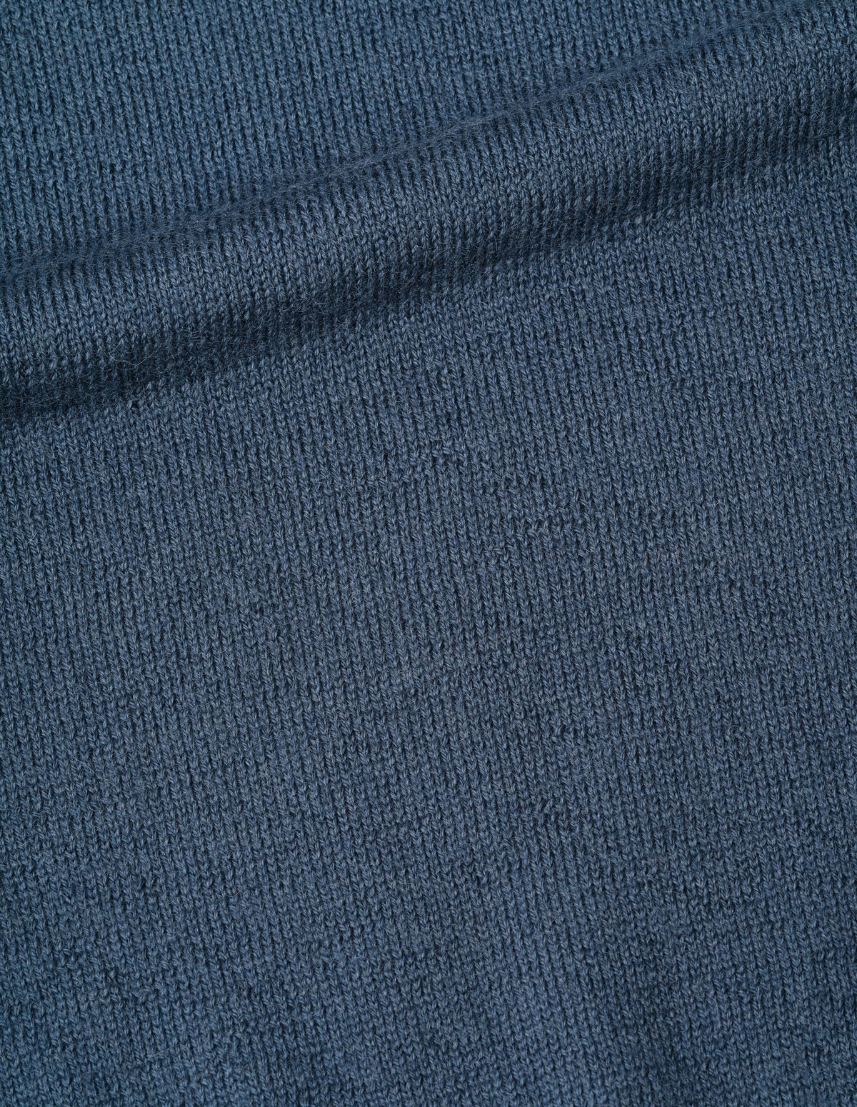 Crew Neck Jumper Virgin Wool - Uniform Blue