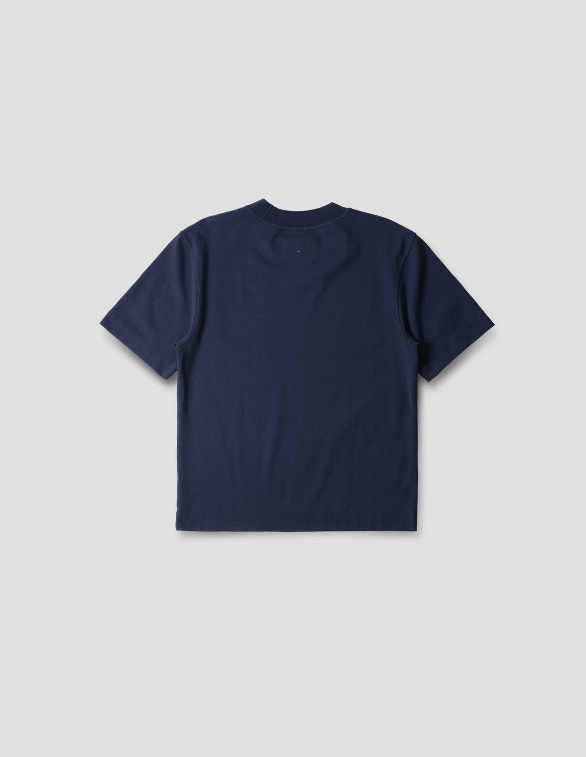 Flatlock Crew Neck Top Matte Jersey - Indigo
