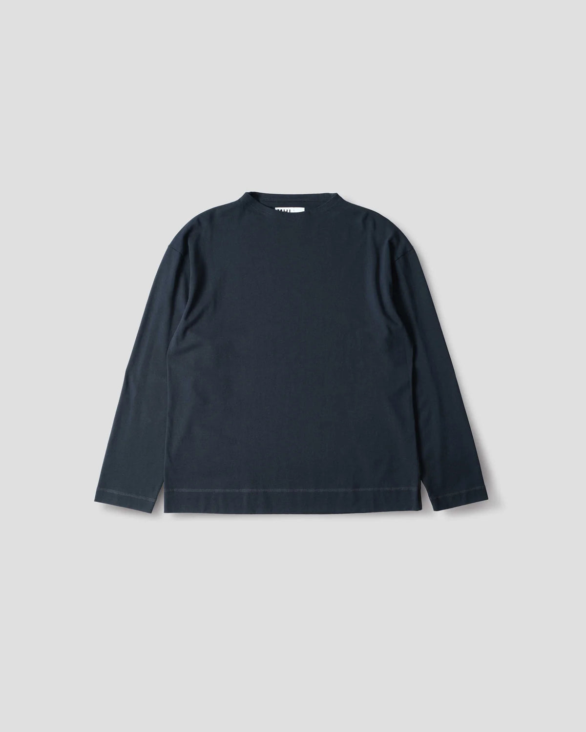 Smock Neck T Shirt Light Cotton Jersey - Ink