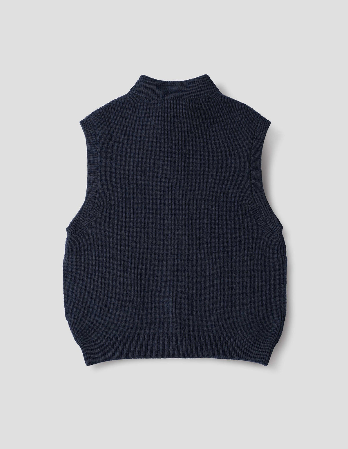 Zip Gilet Dry Merino - Navy