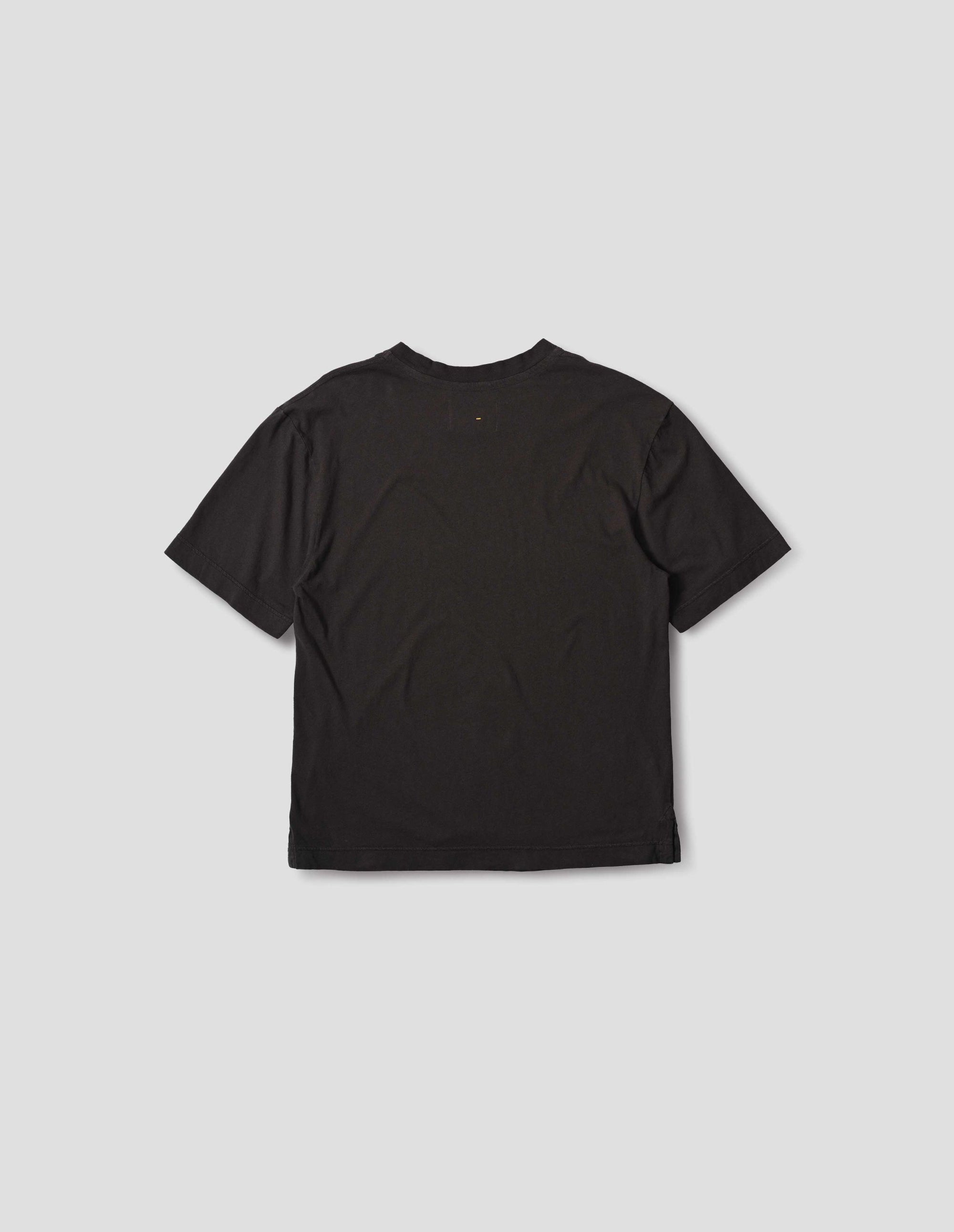 Simple T-Shirt Organic Cotton Linen Jersey - Ebony