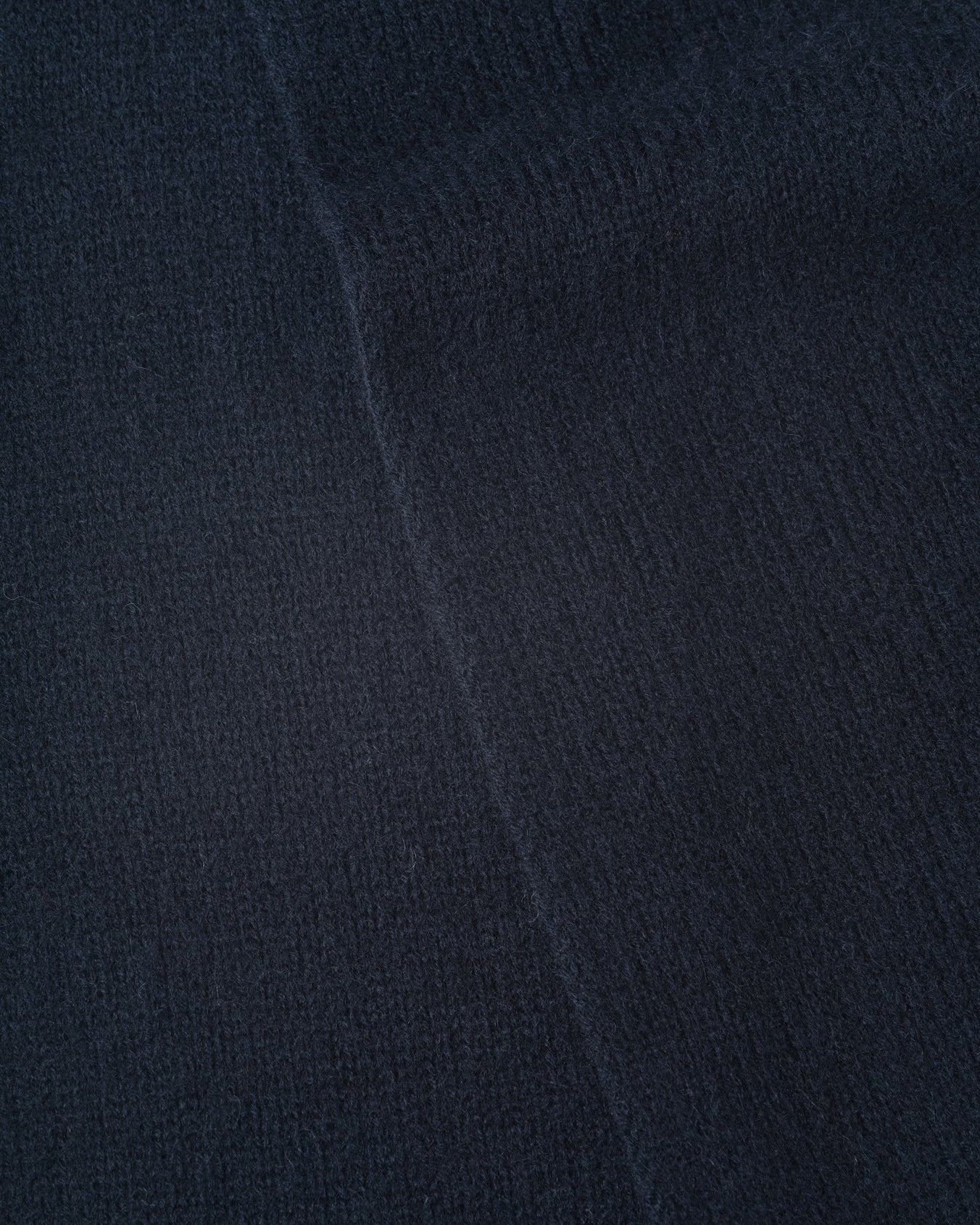 Brushed Scarf Soft Shetland Wool - Dark Navy