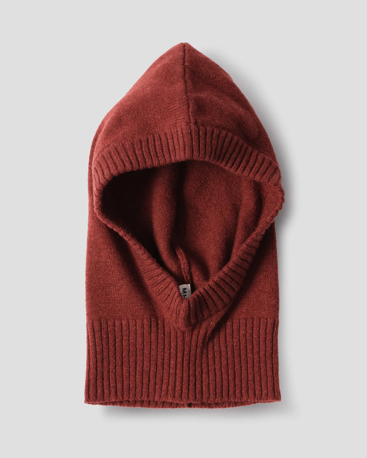 Felted Hood Lambswool -Sienna