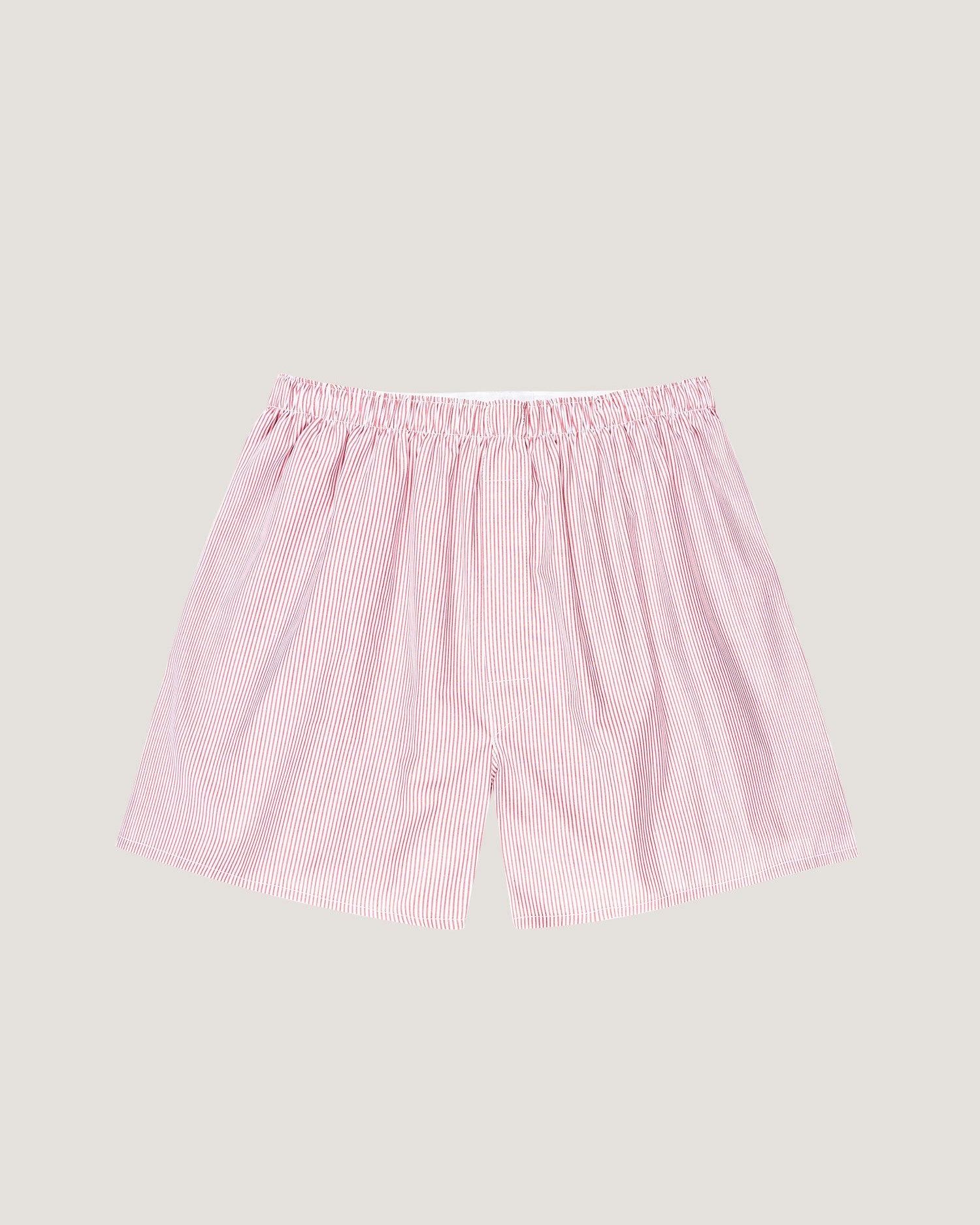 Classic Boxer Shorts - White/Red/Navy Pinstripe