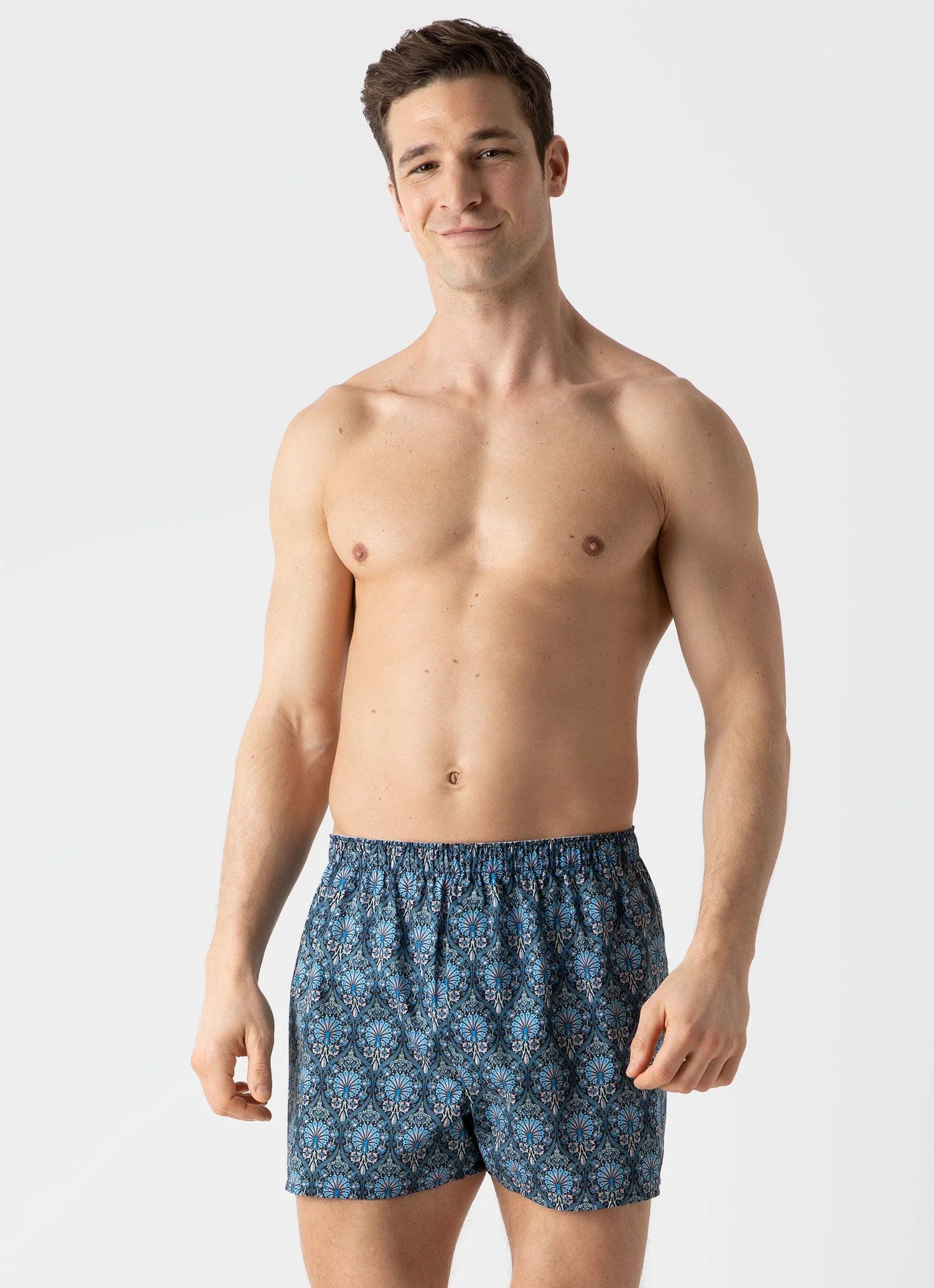 Printed Boxer Short - Liberty Peacock Place