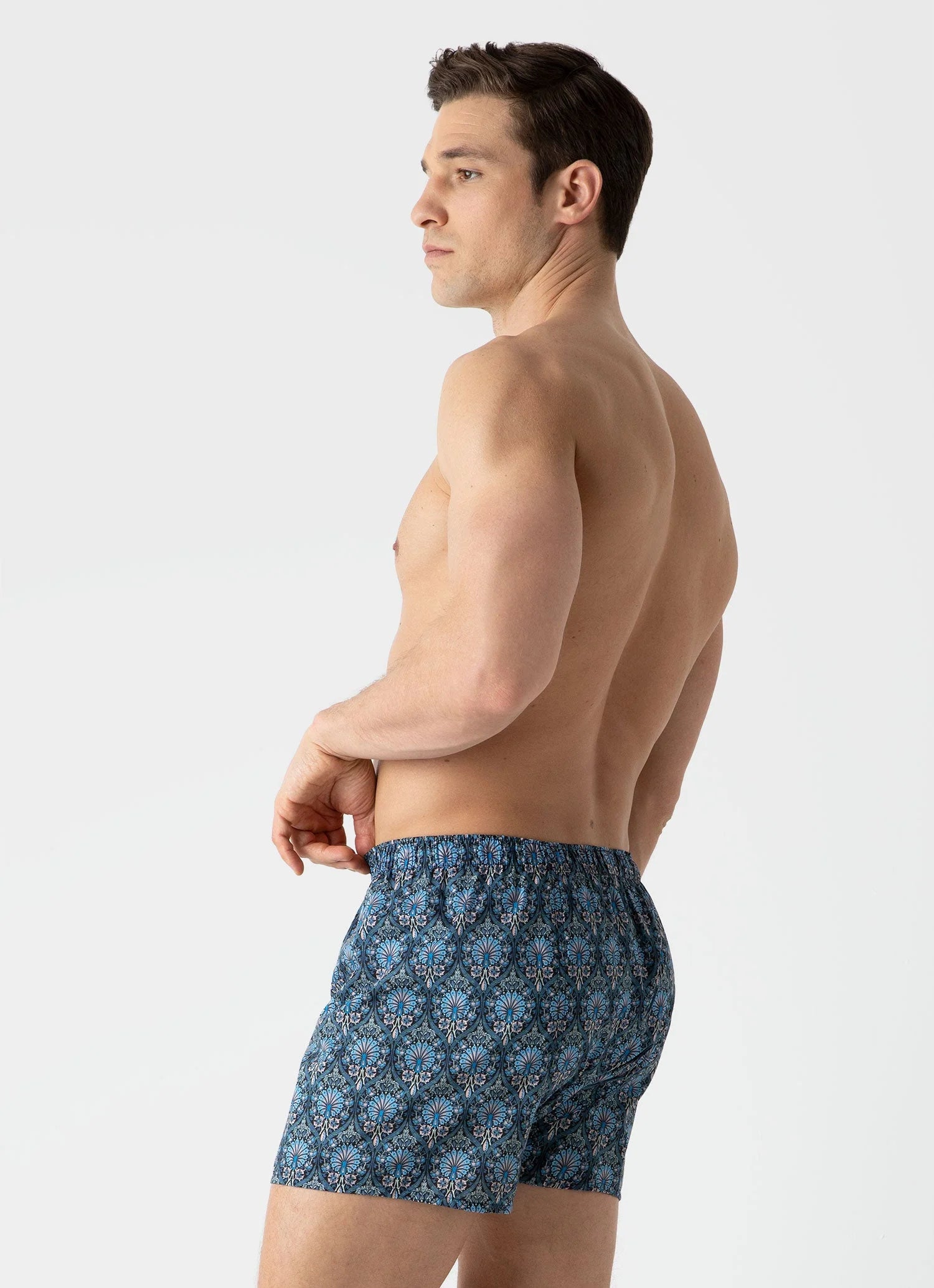 Printed Boxer Short - Liberty Peacock Place