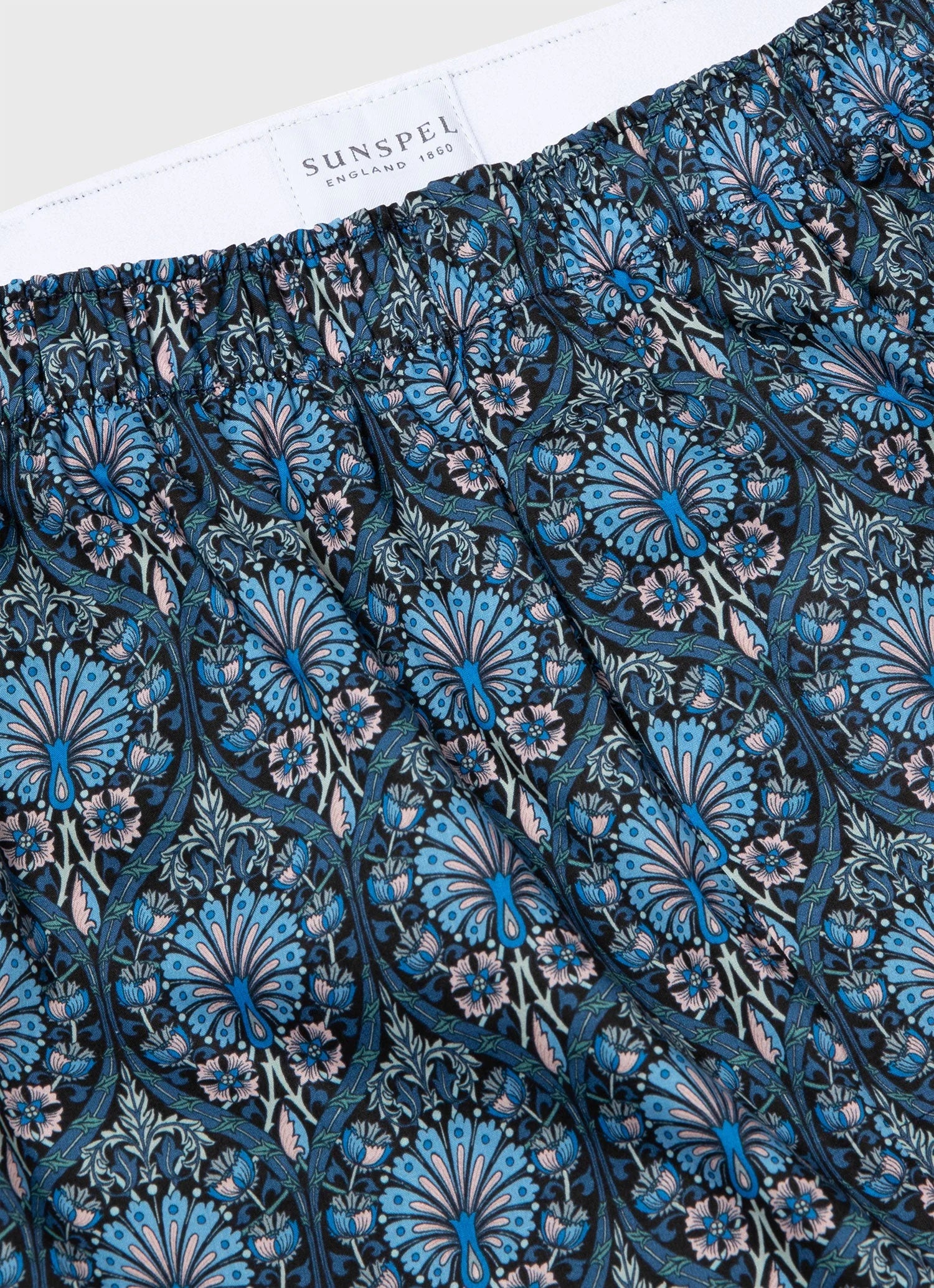 Printed Boxer Short - Liberty Peacock Place