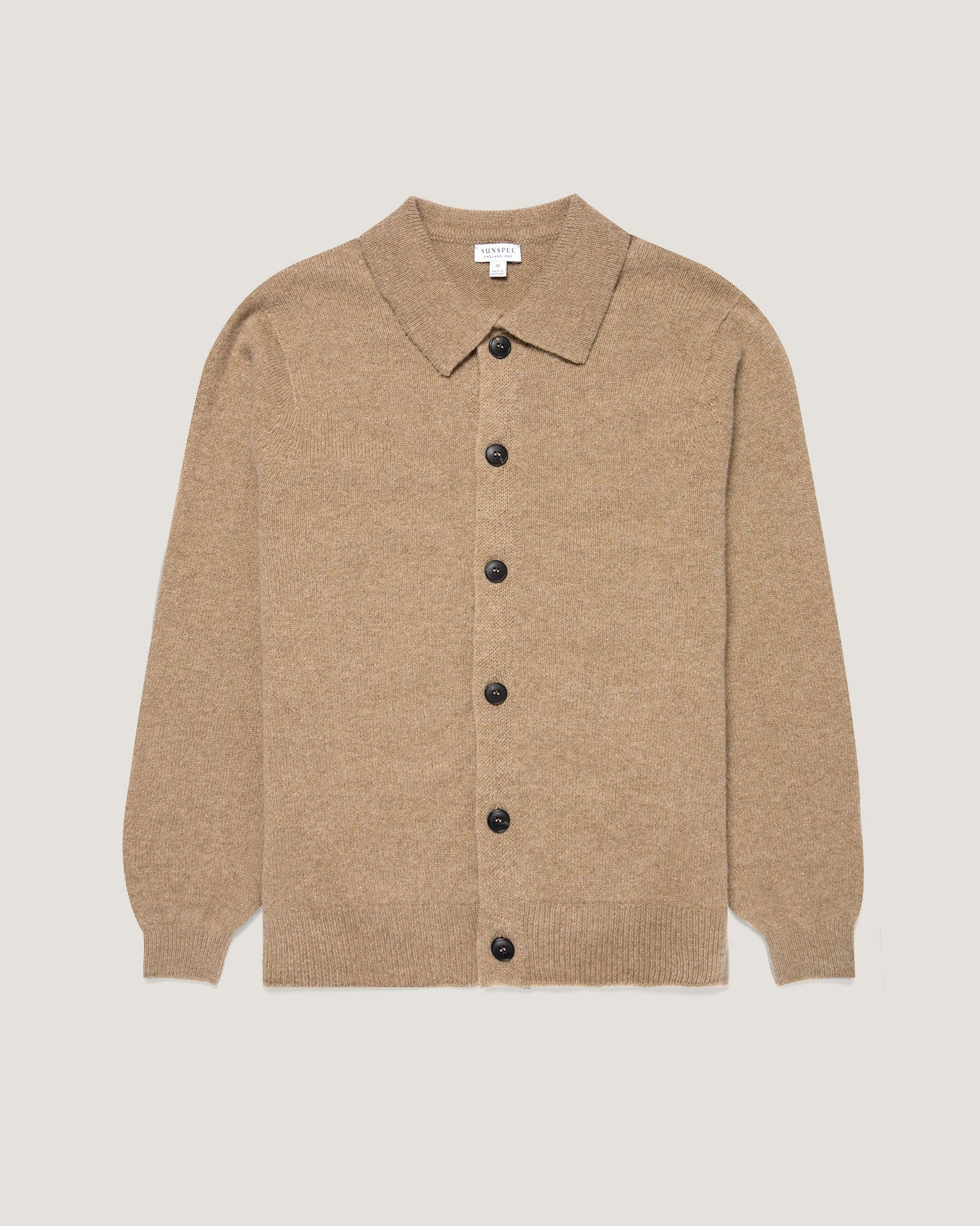 Lambswool Cardigan - Sandstone