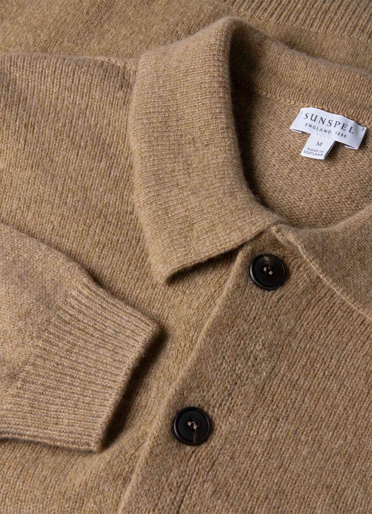 Lambswool Cardigan - Sandstone