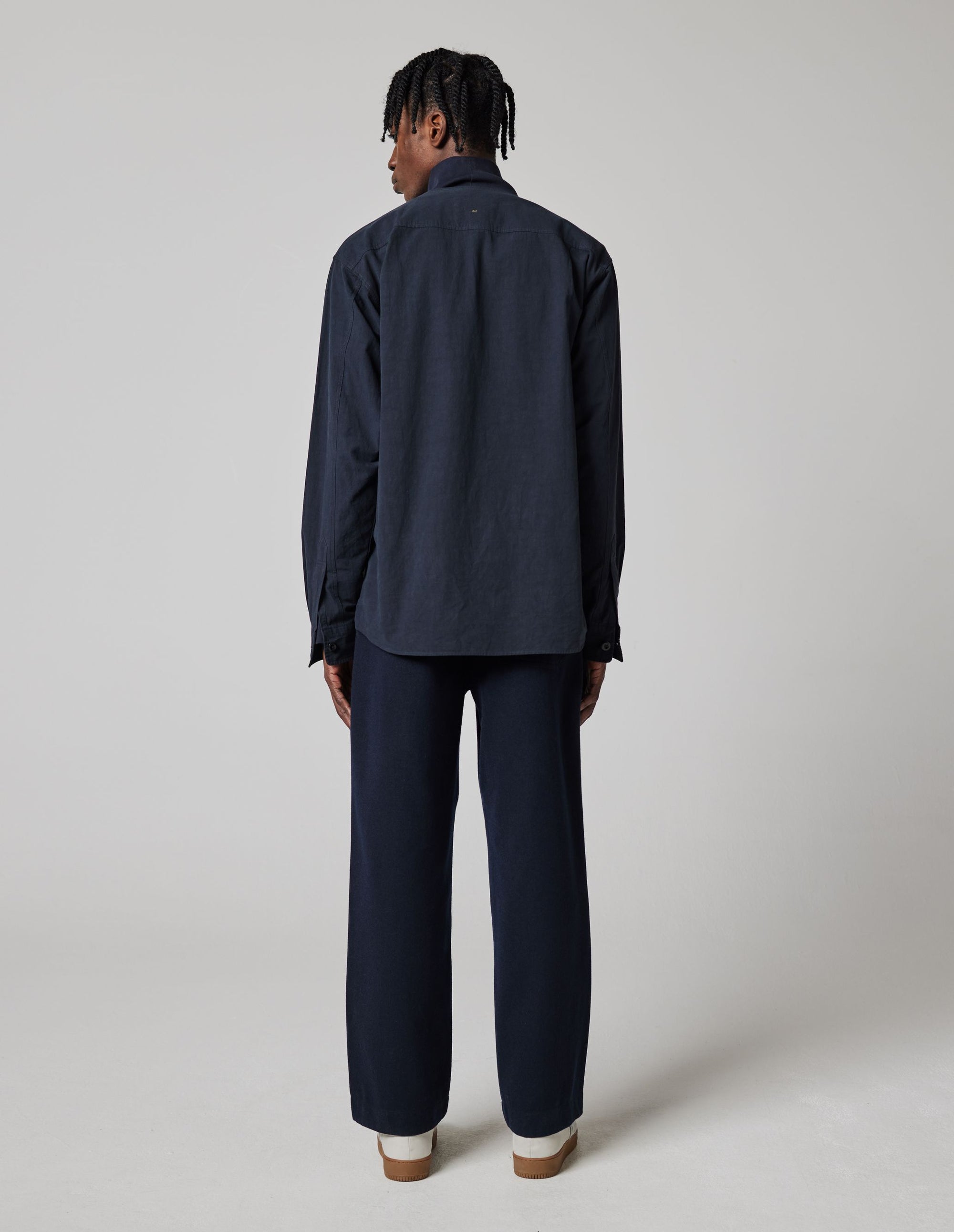 Scout Shirt Cotton Linen Plainweave - Ink